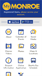 Mobile Screenshot of mymonroe.monroecollege.edu